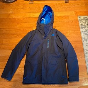 Blue North Face ski jacket size medium